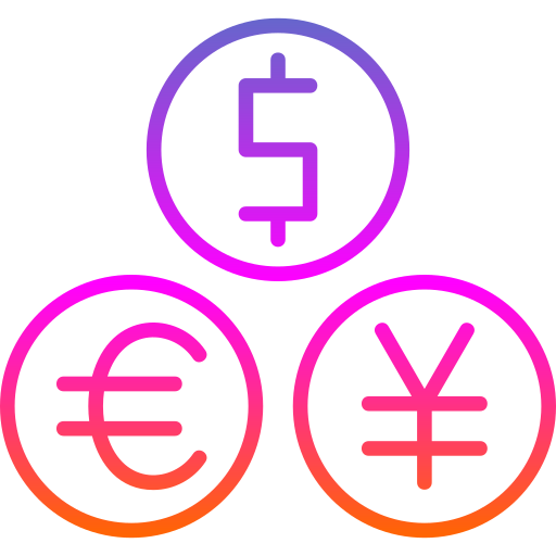 valuta Generic Gradient icona