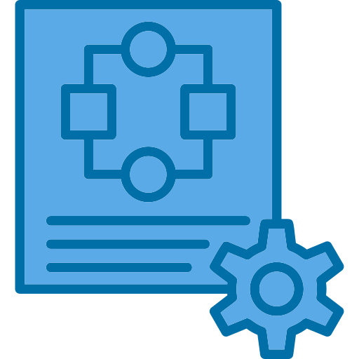 Business plan Generic Blue icon