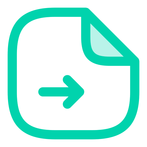 Forward Generic Outline Color icon