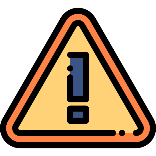 ostrzeżenie Detailed Rounded Lineal color ikona