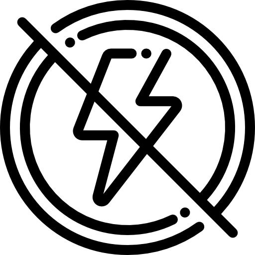 전기 Detailed Rounded Lineal icon