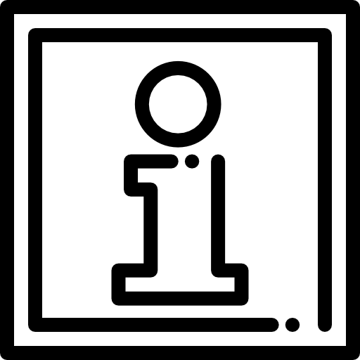 information Detailed Rounded Lineal Icône