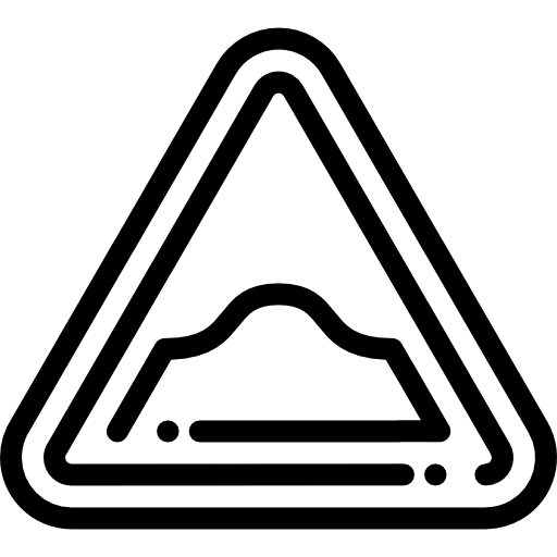 route Detailed Rounded Lineal Icône