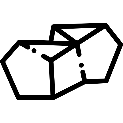 houtskool Detailed Rounded Lineal icoon