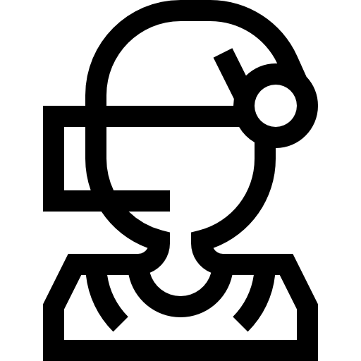 Колл-центр Basic Straight Lineal иконка