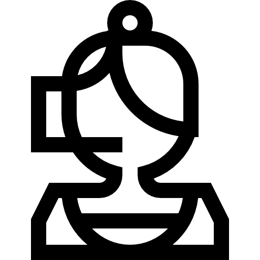 centrum telefoniczne Basic Straight Lineal ikona