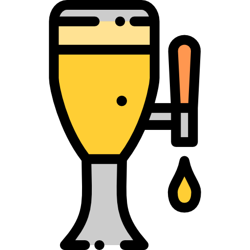 ビール Detailed Rounded Lineal color icon