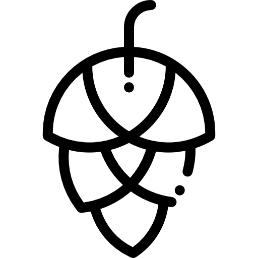 홉 Detailed Rounded Lineal icon