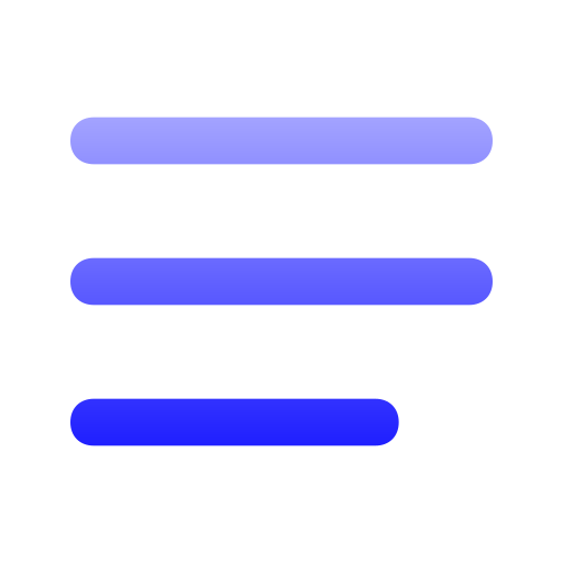 왼쪽 정렬 Generic Gradient icon