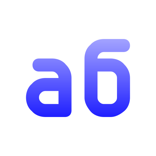alphabet Generic Gradient icon