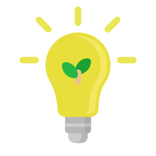 Eco bulb Generic Flat icon