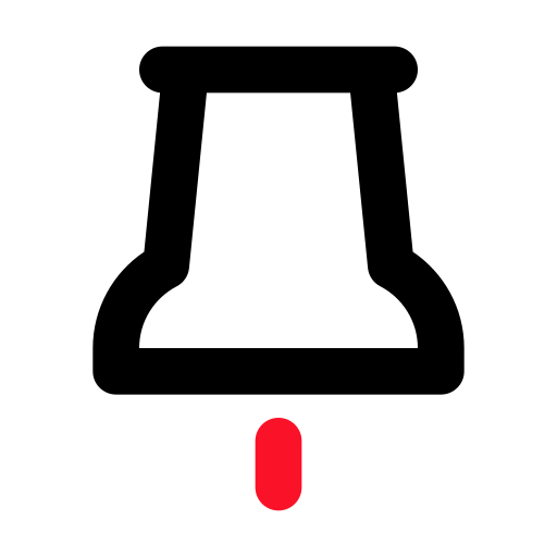 プッシュピン Generic color lineal-color icon