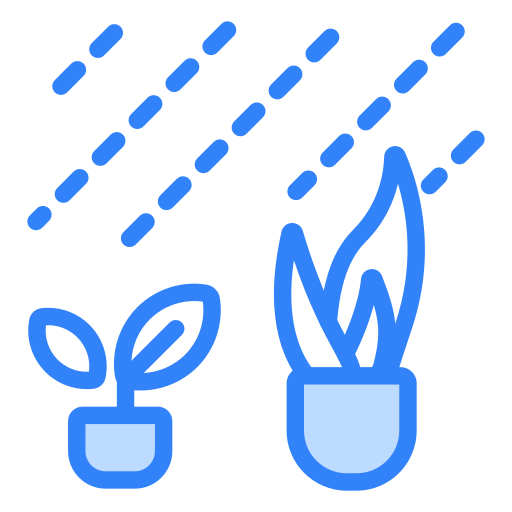 plantas Generic Blue Ícone