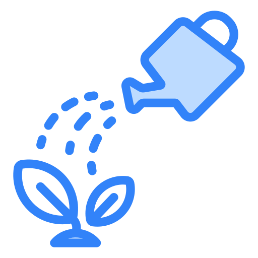 podlewanie roślin Generic Blue ikona