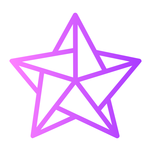 star Generic gradient outline Icône