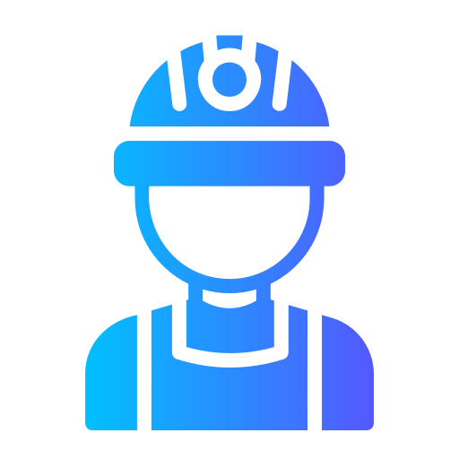 mijnwerker Generic gradient fill icoon