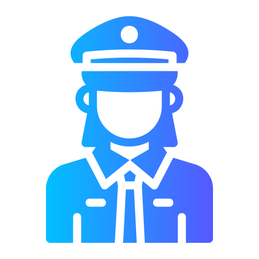 policía Generic gradient fill icono