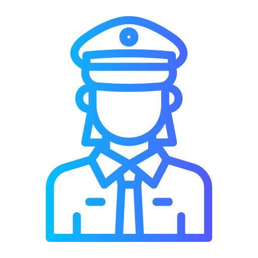 Police Generic gradient outline icon