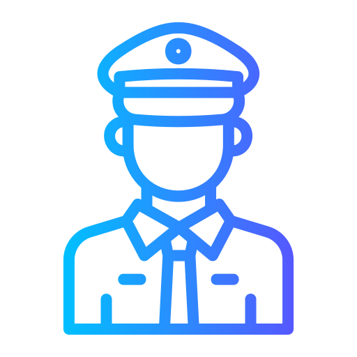 poliziotto Generic gradient outline icona