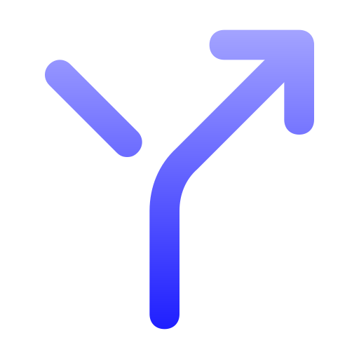 上向き矢印 Generic Gradient icon