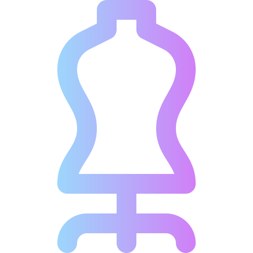 Mannequin Super Basic Rounded Gradient icon