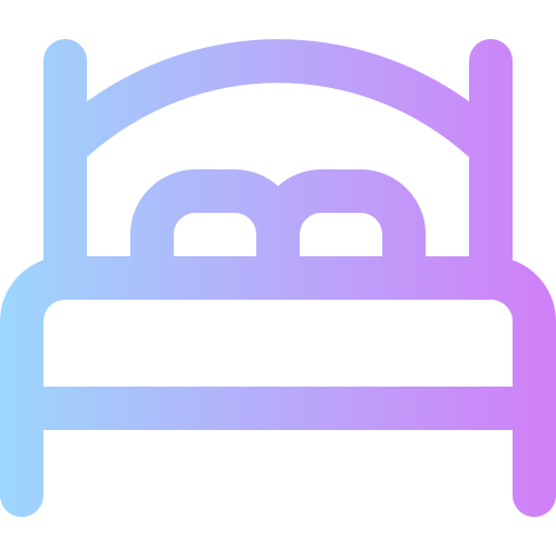 cama Super Basic Rounded Gradient icono