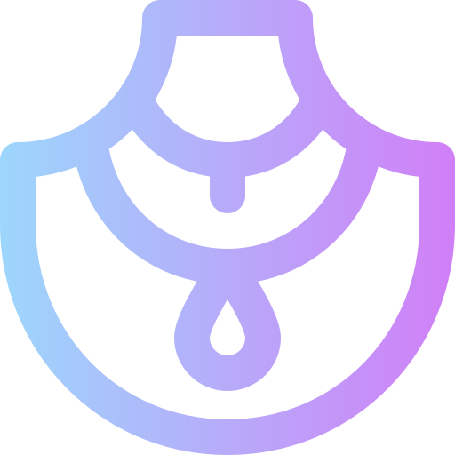 Necklace Super Basic Rounded Gradient icon
