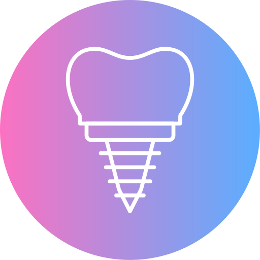 implant dentystyczny Generic gradient fill ikona