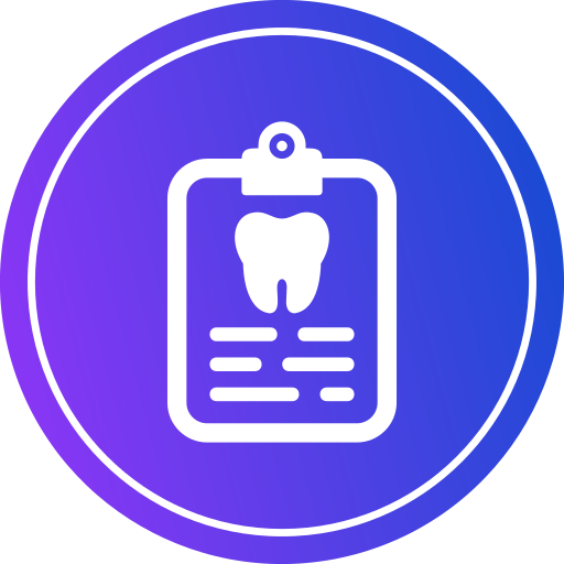 Dental record Generic gradient fill icon