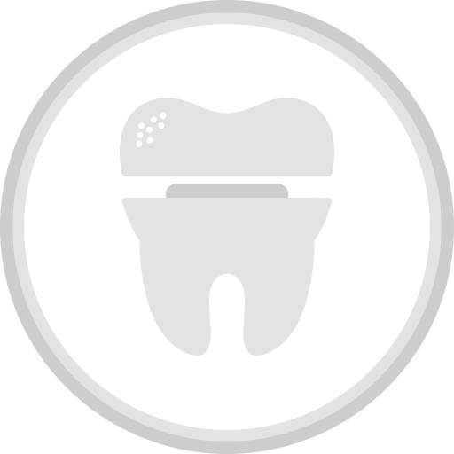 Dental crown Generic color fill icon