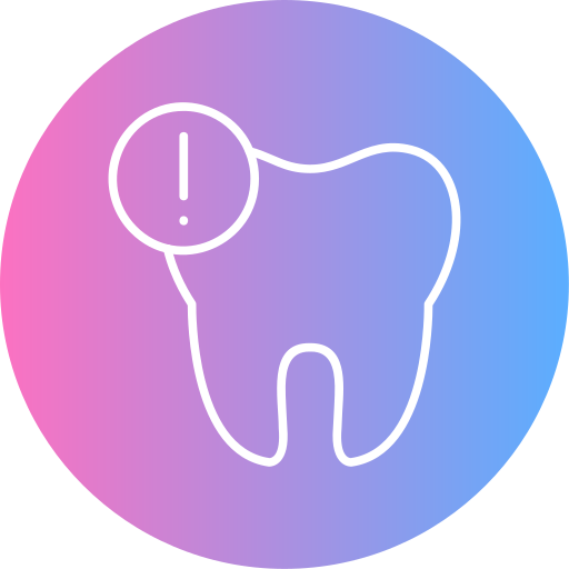 caries dental Generic gradient fill icono