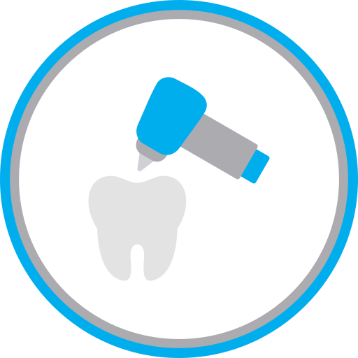 Dental drill Generic color fill icon