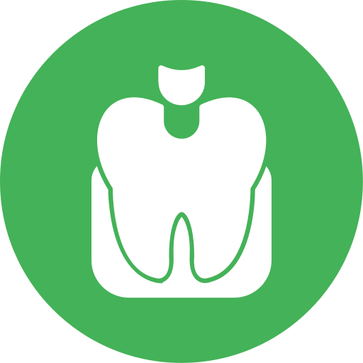 wypełnienie stomatologiczne Generic color fill ikona