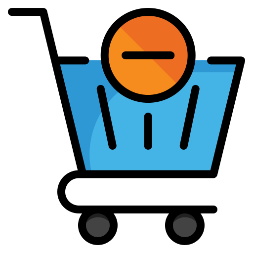 Remove cart Generic color lineal-color icon