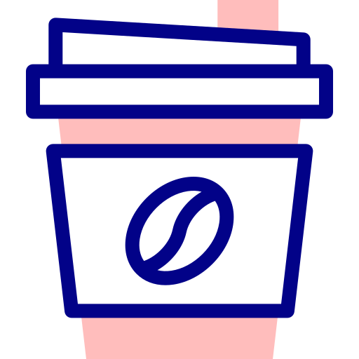 コーヒー Detailed Mixed Lineal color icon