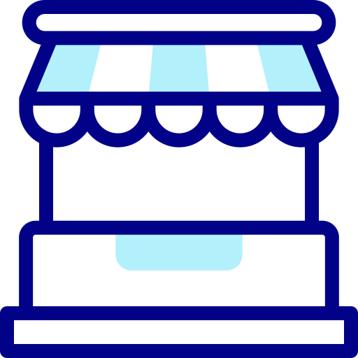 식품 스탠드 Detailed Mixed Lineal color icon