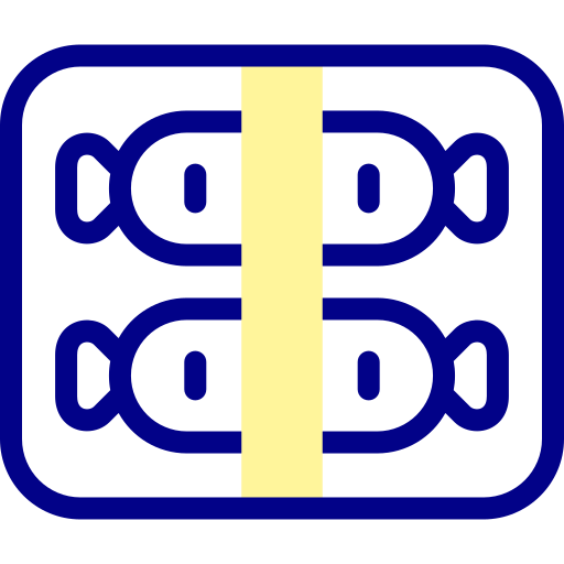 kiełbasa Detailed Mixed Lineal color ikona