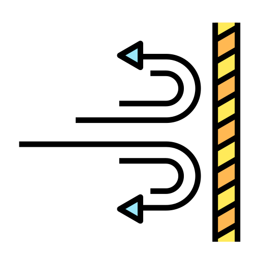 방풍 원단 Generic color lineal-color icon