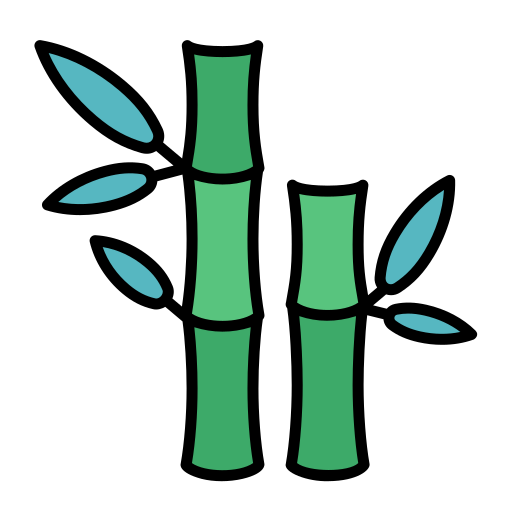 竹 Generic color lineal-color icon