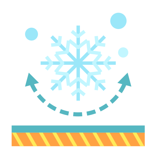 Snowproof fabric Generic color fill icon