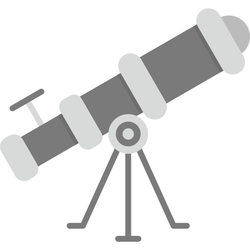 Telescope Generic color fill icon