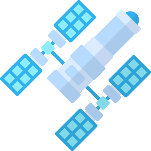 Space Station Generic color fill icon