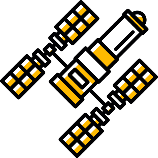 Space Station Generic color lineal-color icon