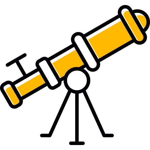 telescopio Generic color lineal-color icono