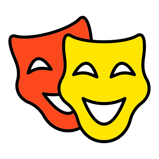 Театральные маски Generic color lineal-color иконка