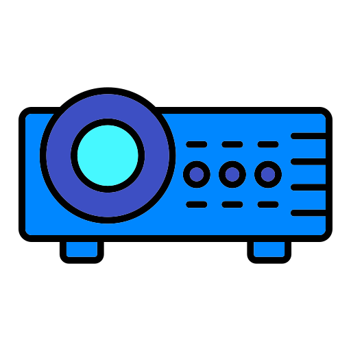 Video projector Generic color lineal-color icon
