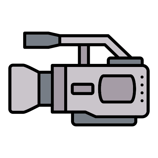 Видеокамера Generic color lineal-color иконка