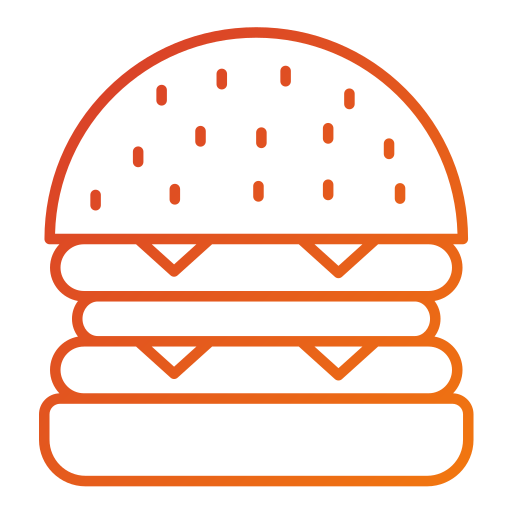 burgery Generic gradient outline ikona