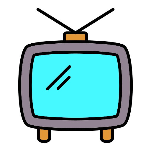 la télé Generic color lineal-color Icône