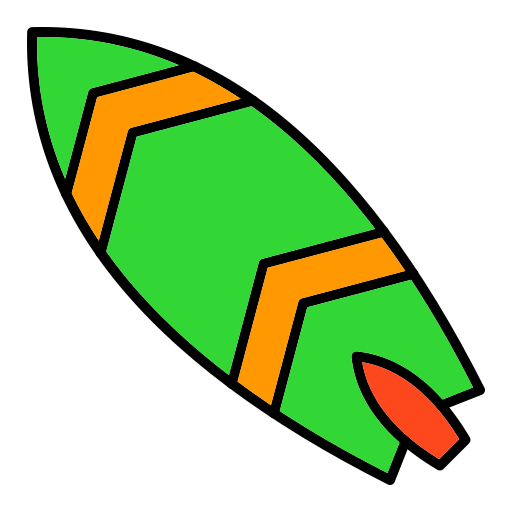Доска для серфинга Generic color lineal-color иконка